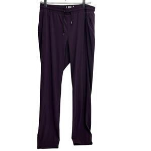 Helly Hansen Drawstring Pull On Lightweight Athletic Pants Purple Mens Size XL